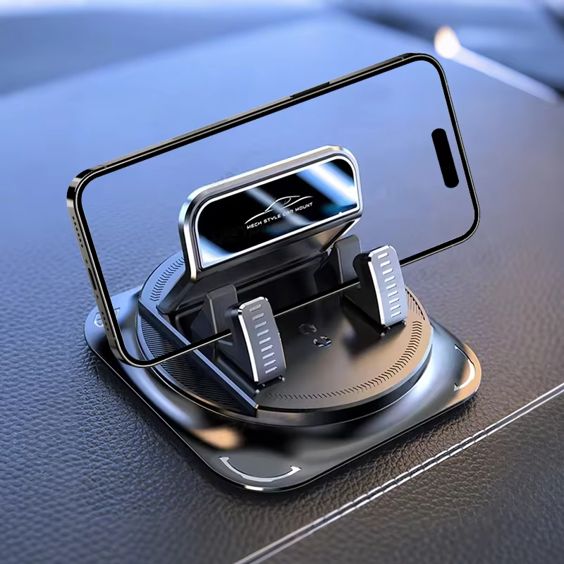 Phone Accessories Holder Car - 車載電話マウント 滑り止めシリコン ダッシュボード電話ホルダー 360度自由回転 ユニバーサルヘッドアップナビゲーションホルダー