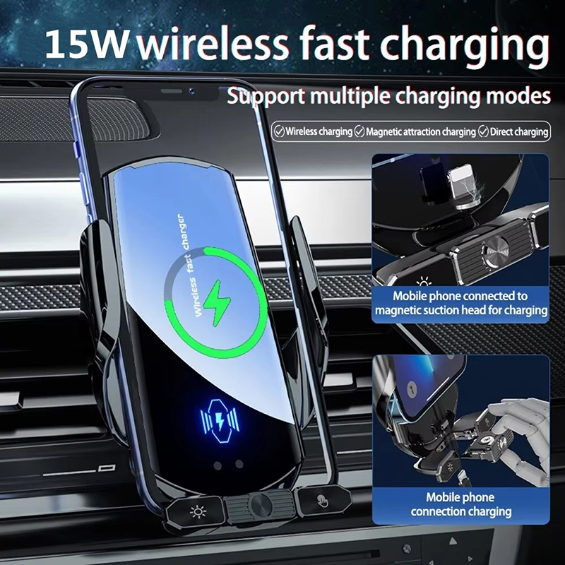 車載ワイヤレス充電器 磁気急速充電スタンド エアコン吹き出し - Apple Iphone 15 のレビューと価格
