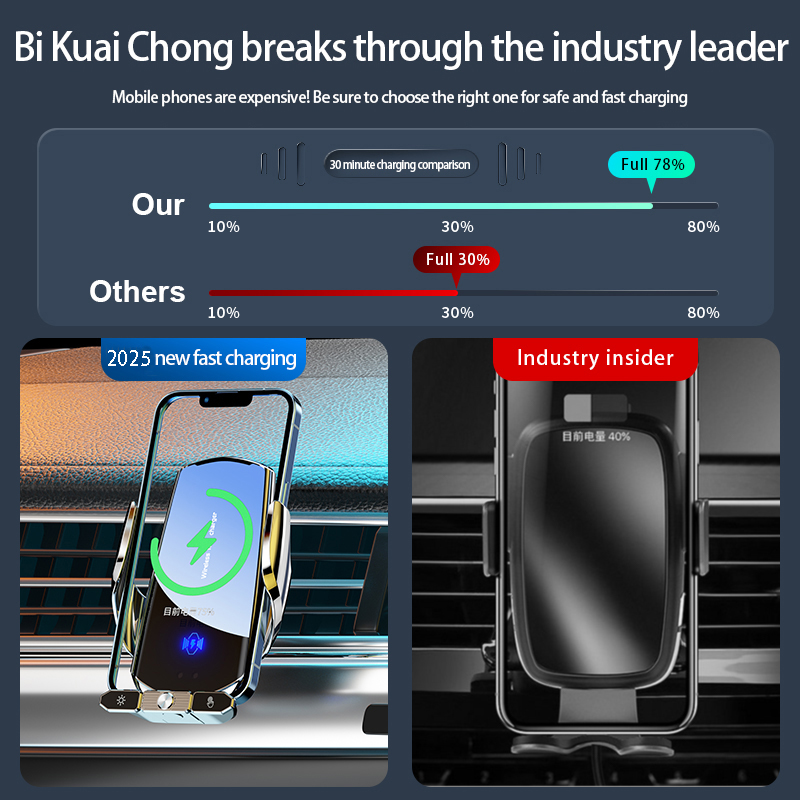 車載ワイヤレス充電器 磁気急速充電スタンド エアコン吹き出し - Apple Iphone 15 のレビューと価格