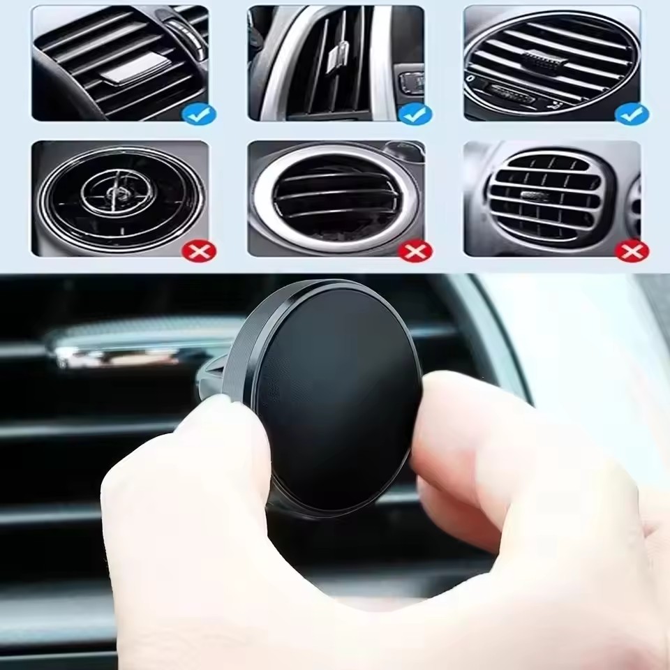 磁気式車載スマホホルダー エアコン吹き出し口用 スマートフォ - Phone Accessories Holder Car のレビューと価格