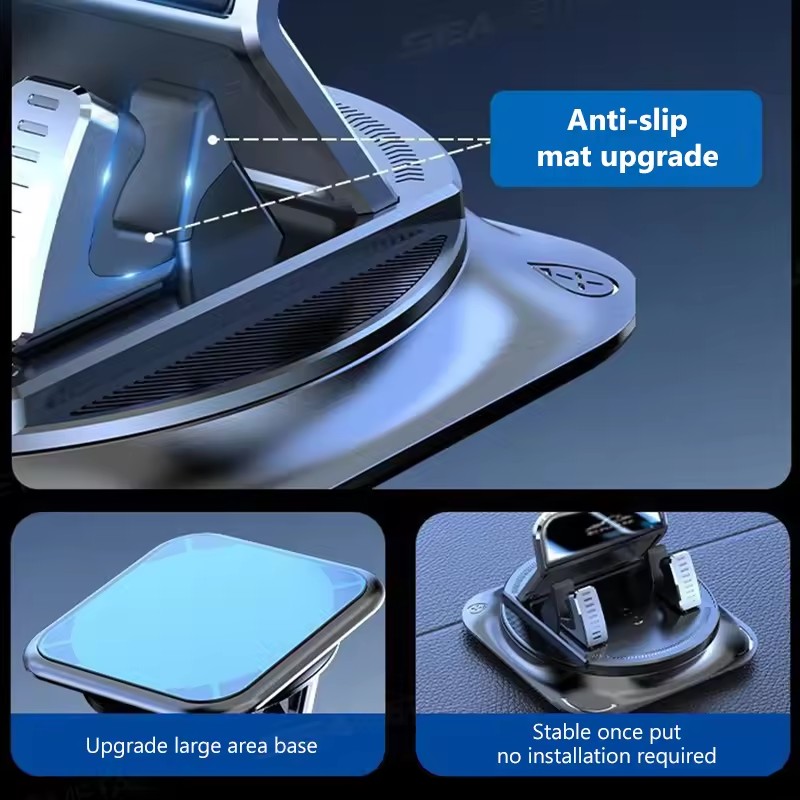 車載電話マウント 滑り止めシリコン ダッシュボード電話ホルダ - Phone Accessories Holder Car のレビューと価格