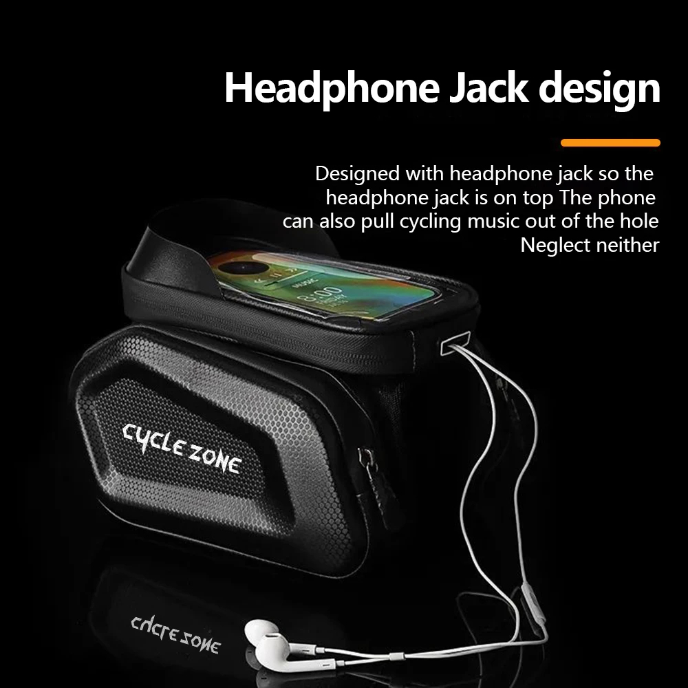 自転車バッグタッチスクリーン防水電話ケースホルダー自転車フロ - Phone Zone Accessories & Repair Photos のレビューと価格