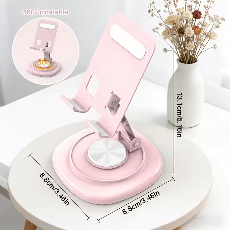 360度回転可能折りたたみ式デスクトップ電話スタンドポータブ - Phone Accessories Useful のレビューと価格