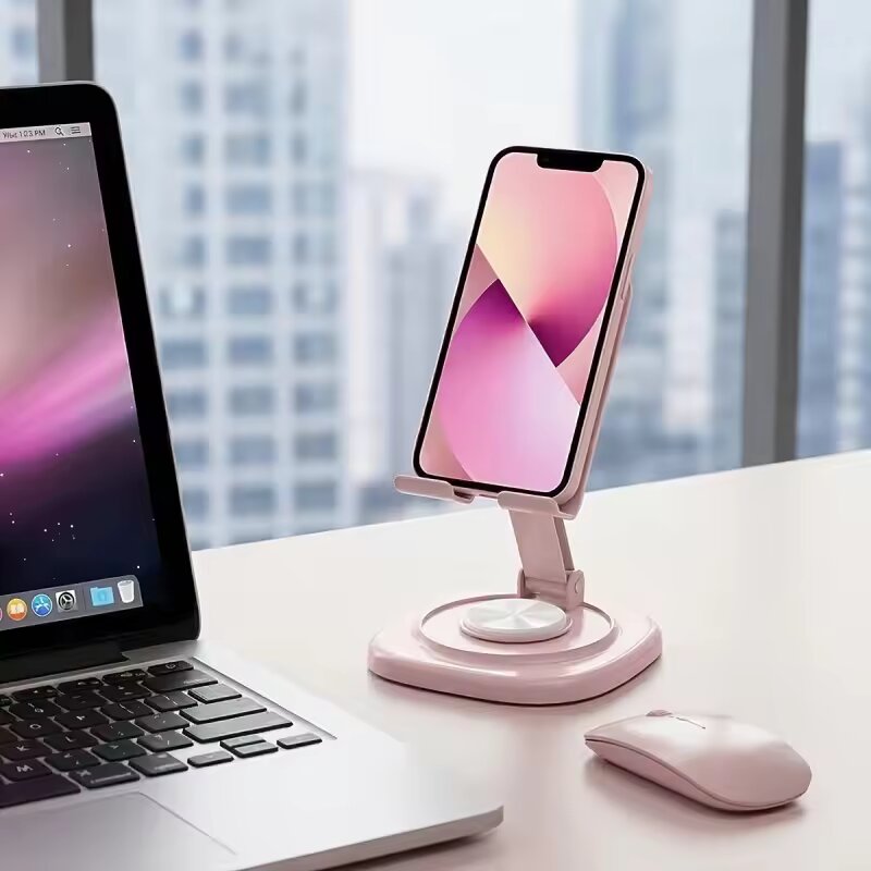360度回転可能折りたたみ式デスクトップ電話スタンドポータブ - Phone Accessories Useful のレビューと価格