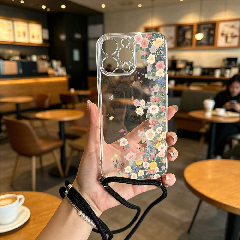 クロスボディランヤードストラップ付きスマホケース iPhon - Apple Iphone 15 のレビューと価格