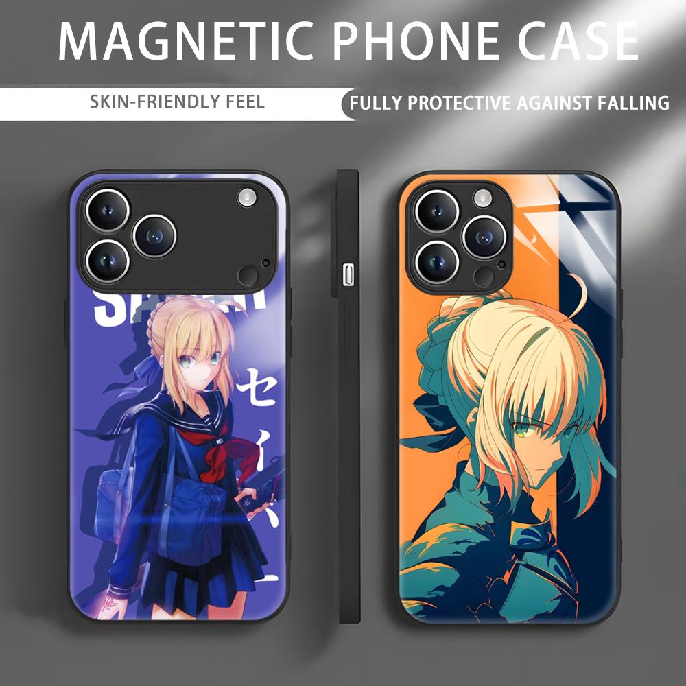 アニメ「Fate」Saberのスマホケース iPhone 1 - Apple Iphone 15 のレビューと価格