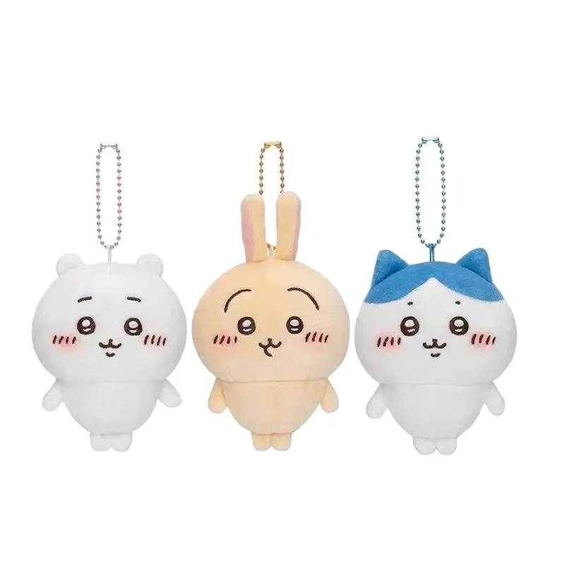 ちいかわうさぎのぬいぐるみバッグチャーム。かわいいカートゥー - Phone Accessories Charms のレビューと価格
