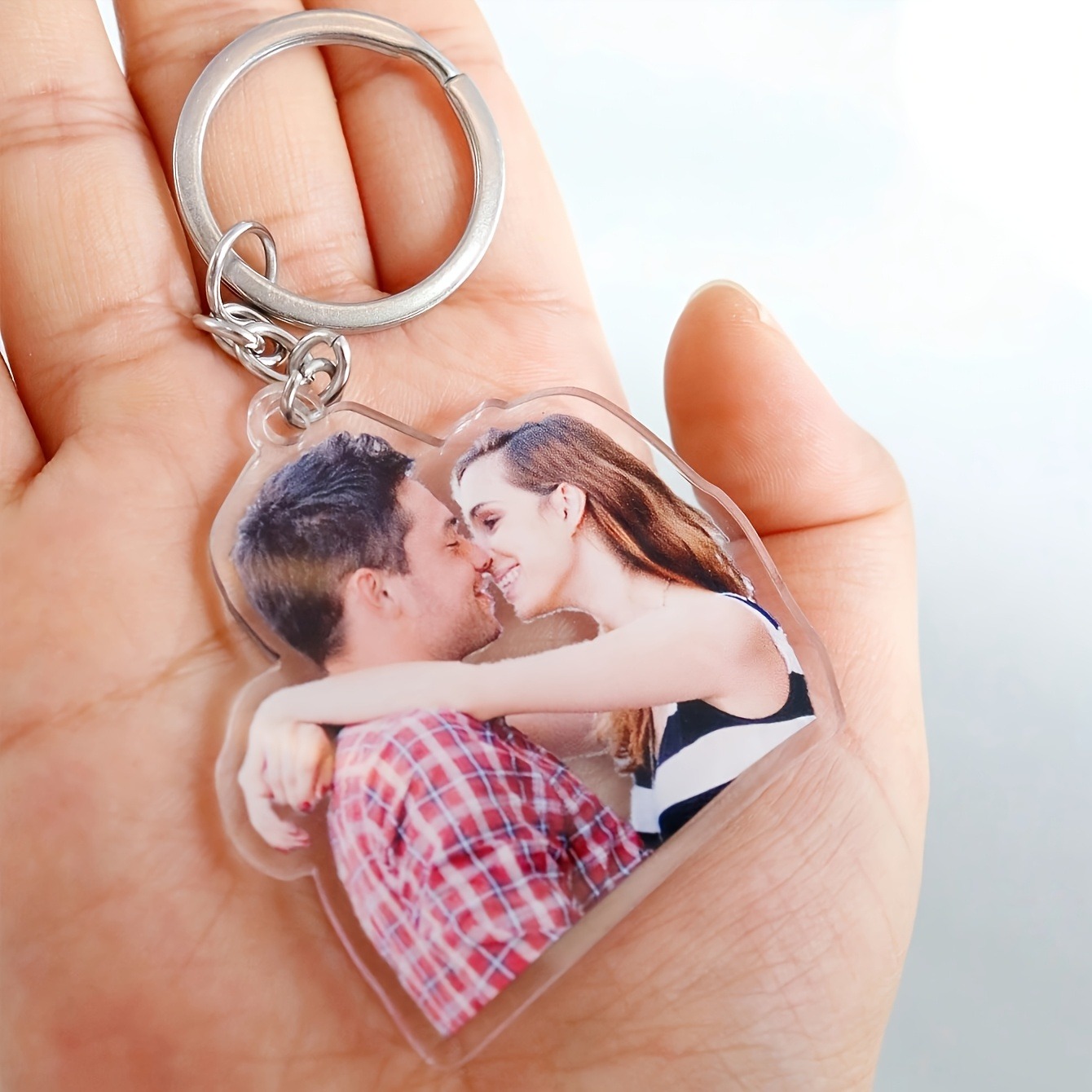 カスタム写真アクリルキーホルダー - 写真をアップロード、丈 - Phone Accessories Charms のレビューと価格