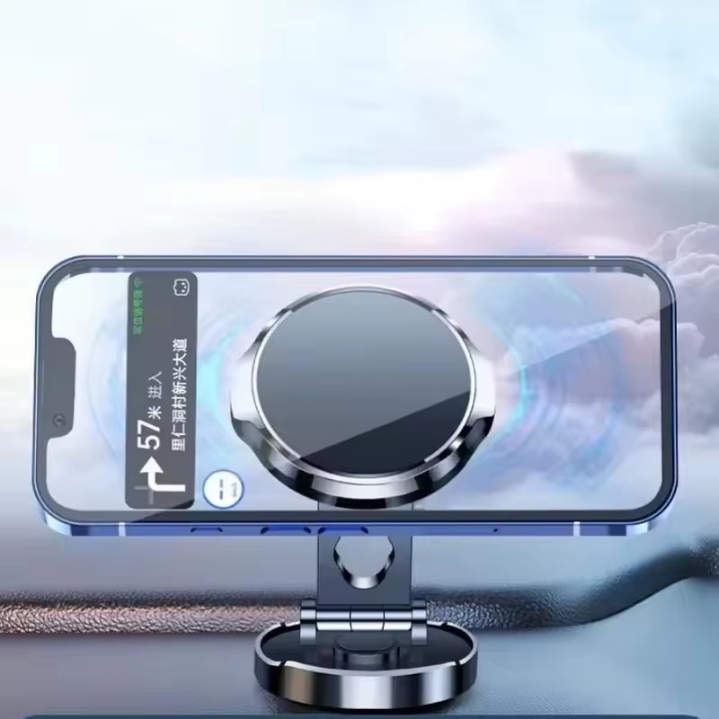 丸型折りたたみ式マグネットカーホルダー 360度回転式携帯電 - Phone Accessories Useful のレビューと価格